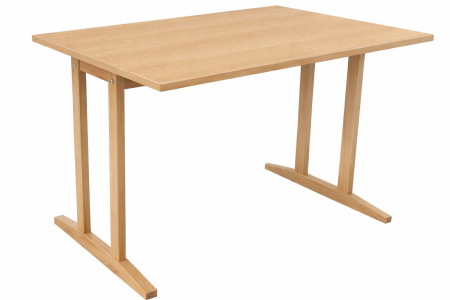 Table Soline piètement à dégagement latéral - 120x80 cm